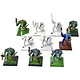 LIZARDMEN 10 Saurus Warriors #1 Classic Sculpt Warhammer Fantasy