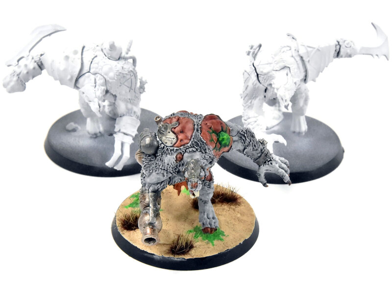 Games Workshop SKAVEN 3 Rat Ogors #1 Warhammer Sigmar