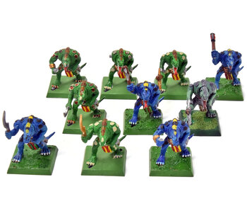 LIZARDMEN 10 Saurus Warriors #3 Warhammer Fantasy Classic Sculpt