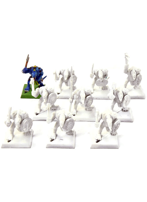 LIZARDMEN 10 Saurus Warriors #4 Warhammer Fantasy Classic Sculpt