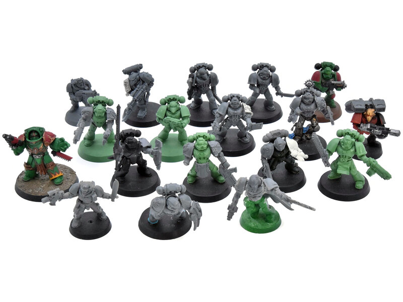 Games Workshop SPACE MARINES 18 Loose Models #2 1 METAL Warhammer 40K