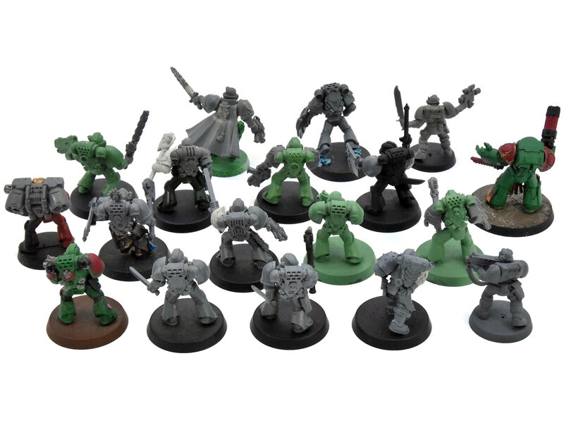 Games Workshop SPACE MARINES 18 Loose Models #2 1 METAL Warhammer 40K