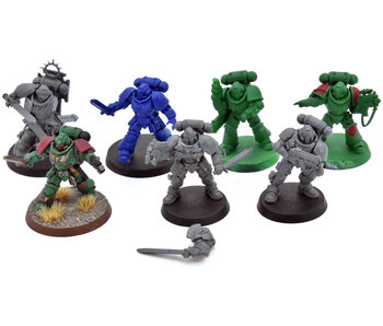SPACE MARINES 7 Loose Models #1 Warhammer 40K lieutenant