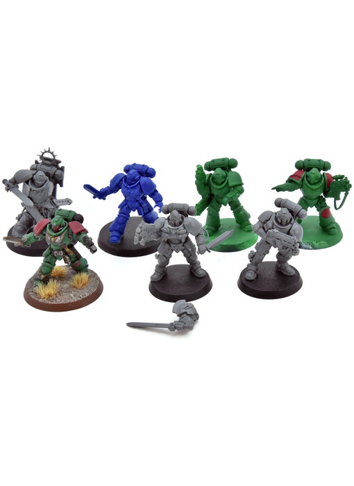 SPACE MARINES 7 Loose Models #1 Warhammer 40K lieutenant