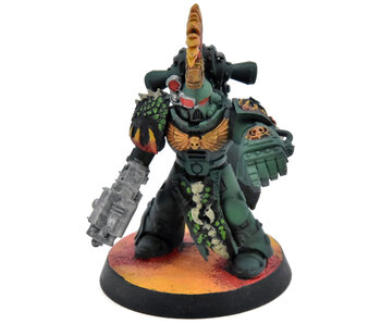 SPACE MARINES Salamander Captain #3 WELL PAINTED Warhammer 40K