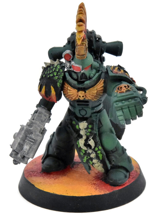 SPACE MARINES Salamander Captain #3 WELL PAINTED Warhammer 40K