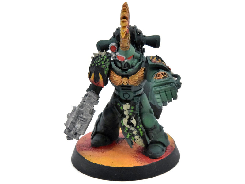 Games Workshop SPACE MARINES Salamander Captain #3 WELL PAINTED Warhammer 40K