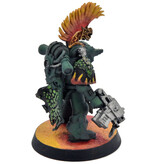 Games Workshop SPACE MARINES Salamander Captain #3 WELL PAINTED Warhammer 40K