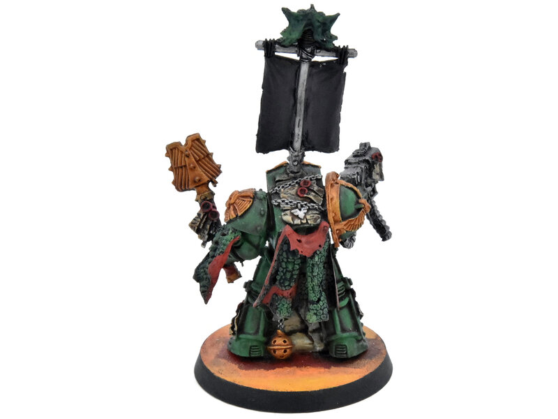 Games Workshop SPACE MARINES Salamanders Chaplain #1 Warhammer 40K Converted
