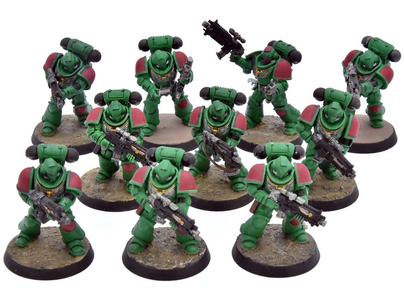 Games Workshop SPACE MARINES 10 Intercessors #1 Warhammer 40K Salamanders