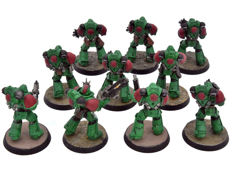 Games Workshop SPACE MARINES 10 Intercessors #1 Warhammer 40K Salamanders