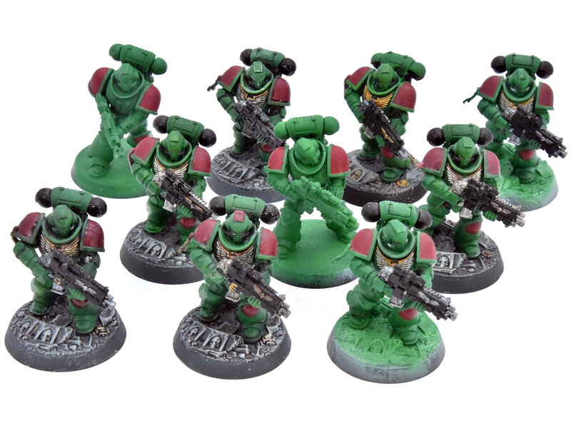 Games Workshop SPACE MARINES 10 Intercessors #3 Warhammer 40K Salamanders