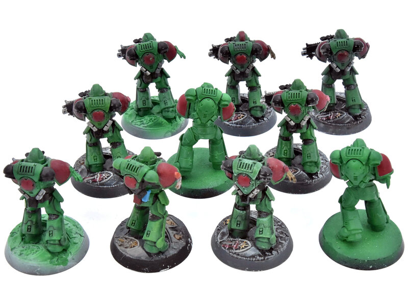 Games Workshop SPACE MARINES 10 Intercessors #3 Warhammer 40K Salamanders