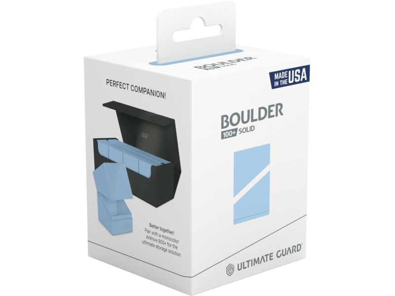 Ultimate Guard Deck Case Boulder 100+ Pastel Solid Baby Blue