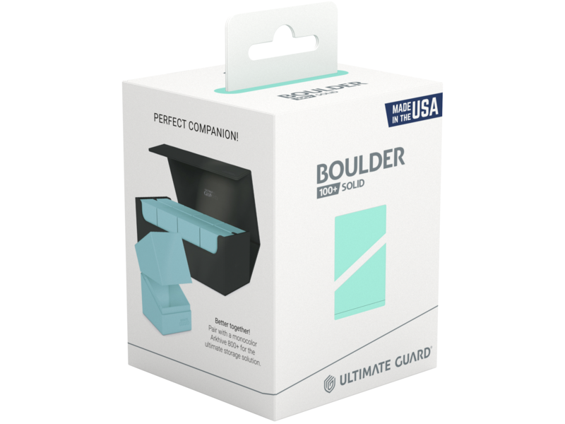 Ultimate Guard Deck Case Boulder 100+ Pastel Solid Mint Green