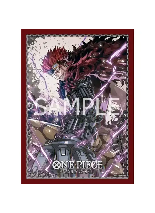 Bandai One Piece Trading Card Supplies - Deck Protectors - Eustass"Captain"Kid (70 Sleeves)