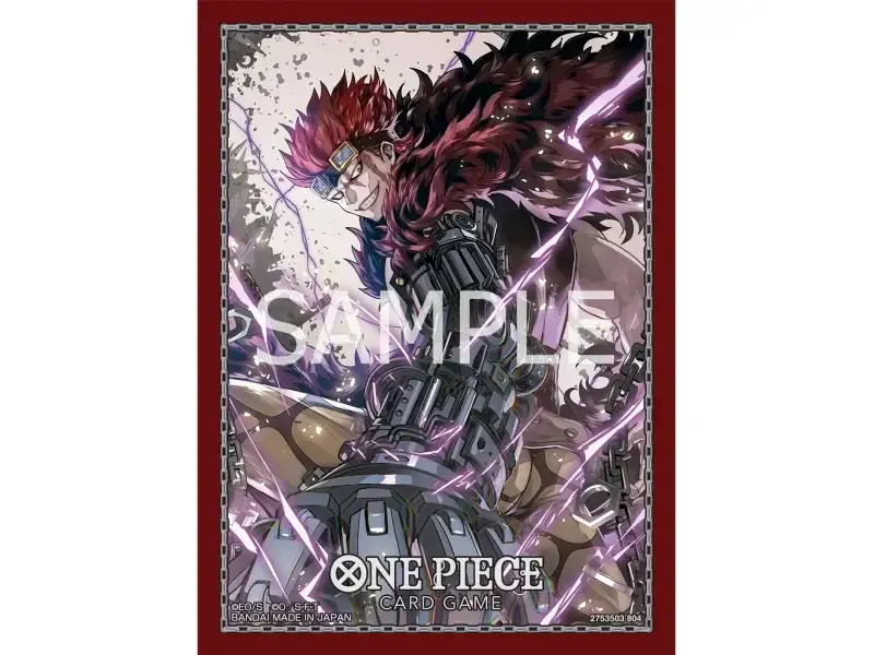 Bandai Bandai One Piece Trading Card Supplies - Deck Protectors - Eustass"Captain"Kid (70 Sleeves)