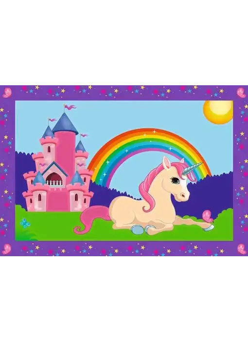 CreArt Magical Unicorns - Paint by numbers for kids 5 years up
