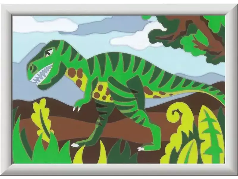Ravensburger CreArt Roaming Dinosaur - Paint by numbers for kids 9 years up