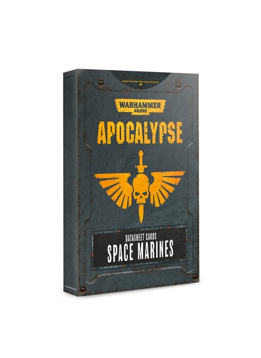Apocalypse Space Marines Datasheet Cards