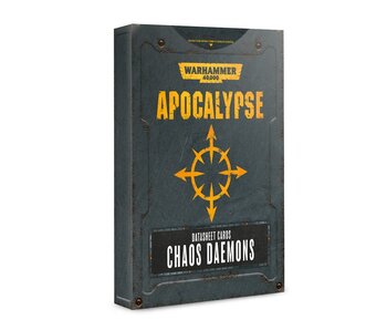 Warhammer Apocalypse Chaos Daemons datasheet cards