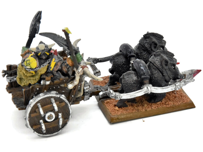 Games Workshop ORC & GOBLINS Chariot #1 Metal Old World