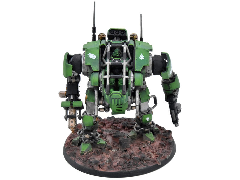 Games Workshop SALAMADERS Invictor Tactical warsuit #1 WELL PAINTED Warhammer 40K