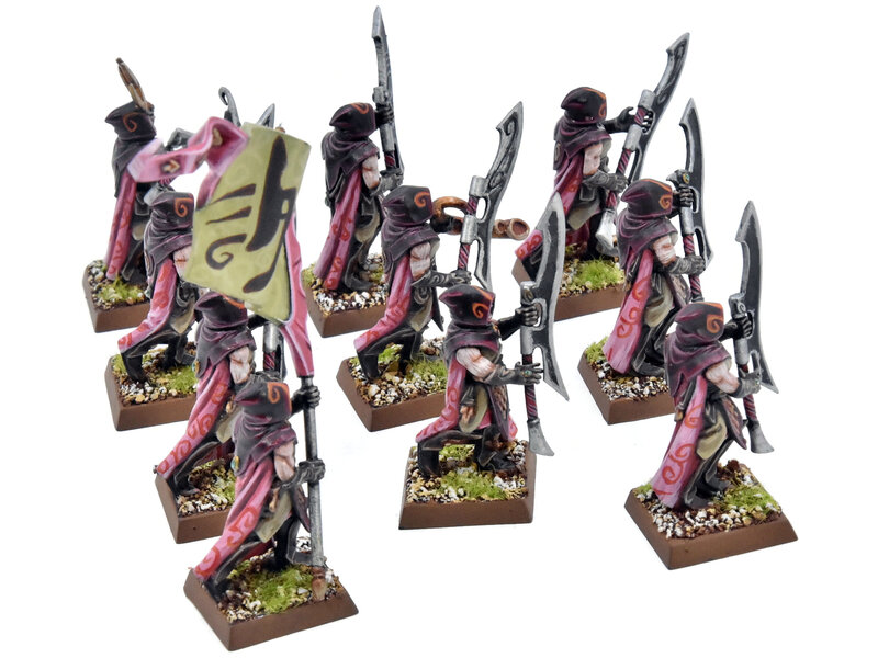 Games Workshop WOOD ELVES 10 Wildwood rangers #1 PRO PAINTED Old WOrld