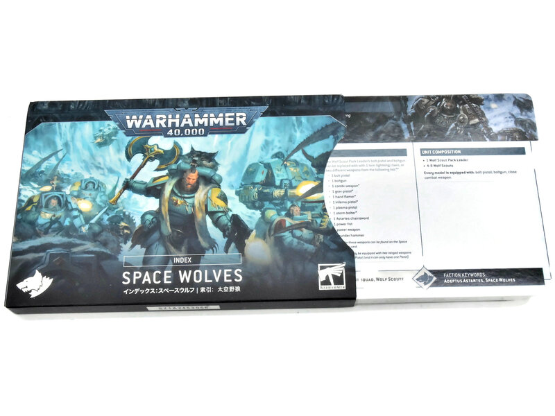 Games Workshop SPACE WOLVES Index Cards #1 Warhammer 40K