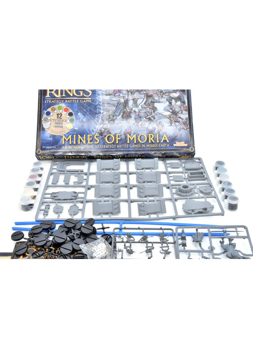 LOTR Games Workshop MINES OF MORIA OPEN BOX #1 LOTR Paint probably Dry