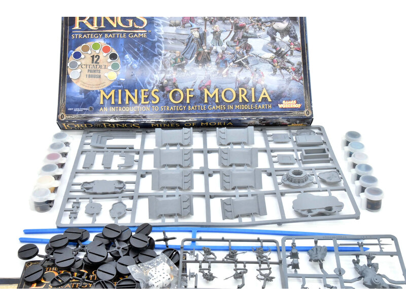 Games Workshop LOTR Games Workshop MINES OF MORIA OPEN BOX #1 LOTR Paint probably Dry