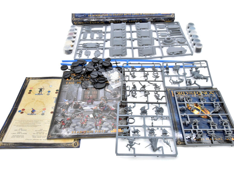 Games Workshop LOTR Games Workshop MINES OF MORIA OPEN BOX #1 LOTR Paint probably Dry