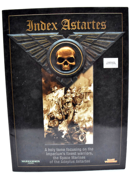 WARHAMMER Warhammer 40K Index Astartes USED GOOD Condition