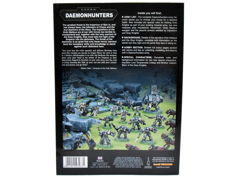 Games Workshop DAEMONHUNTERS Codex USED VERY GOOD Condition
