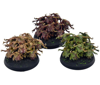 MAGGOTKIN OF NURGLE 3 Nurglings #2 WELL PAINTED Warhammer Sigmar