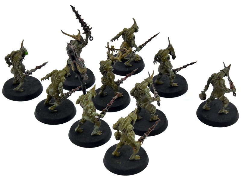Games Workshop MAGGOTKIN OF NURGLE 10 Plaguebearers #6 WELL PAINTED Warhammer Sigmar