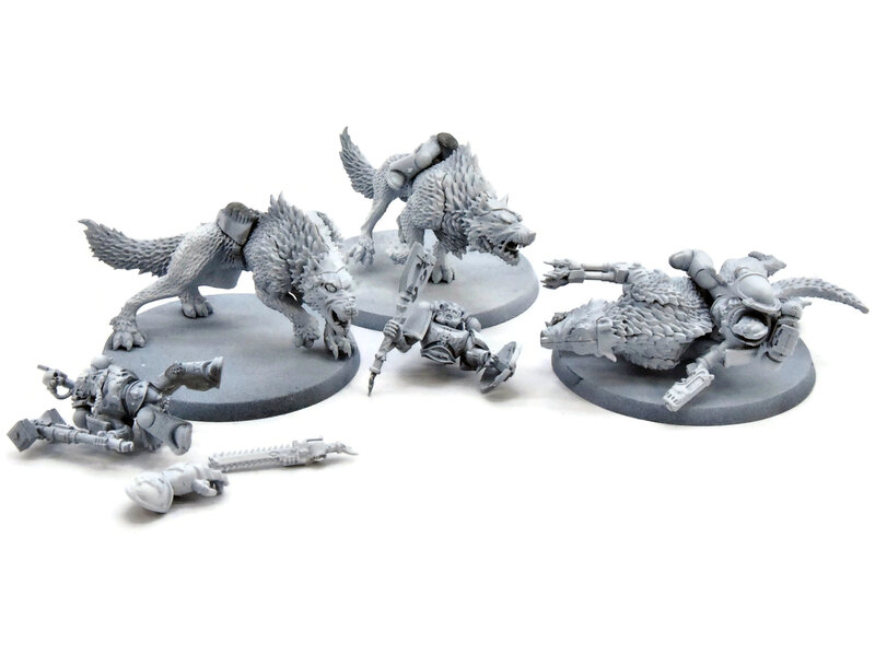Games Workshop SPACE WOLVES 3 Thunderwolf Cavalry #1 Warhammer 40K