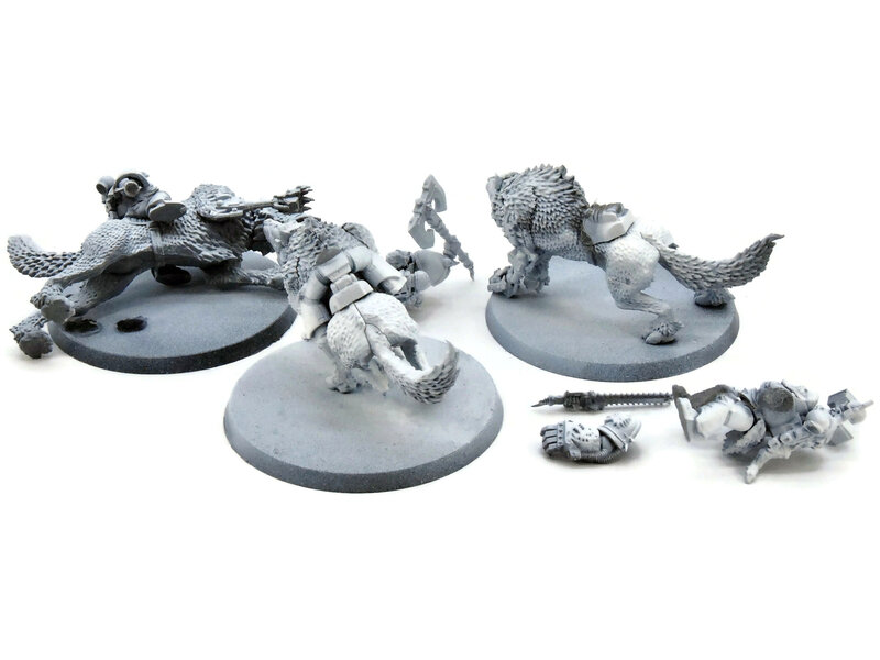 Games Workshop SPACE WOLVES 3 Thunderwolf Cavalry #1 Warhammer 40K