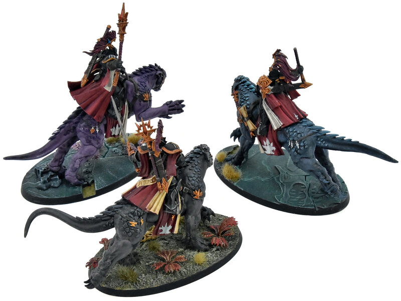 Games Workshop STORMCAST ETERNALS 3 Evocators On Celestial Dracolines #1 1 Broken Staff