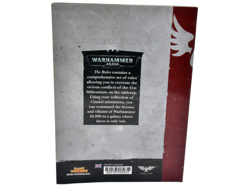Games Workshop WARHAMMER 40K The Rules USED GOOD Condition