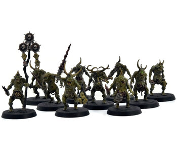 MAGGOTKIN OF NURGLE 10 Plaguebearers #3 WELL PAINTED Warhammer Sigmar