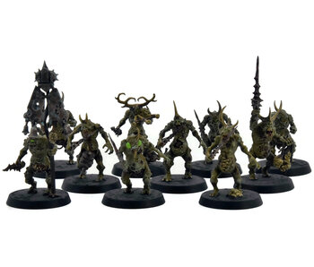 MAGGOTKIN OF NURGLE 10 Plaguebearers #5 WELL PAINTED Warhammer Sigmar