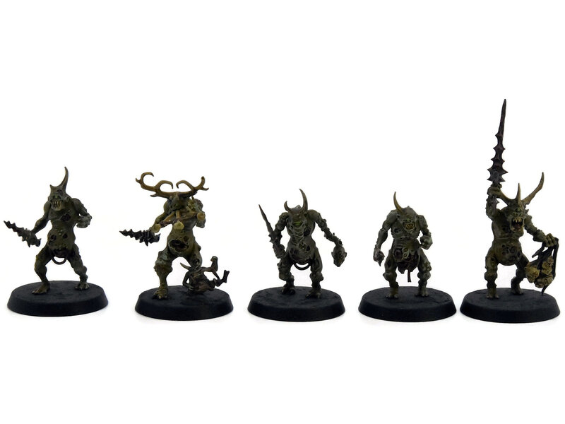 Games Workshop MAGGOTKIN OF NURGLE 10 Plaguebearers #5 WELL PAINTED Warhammer Sigmar