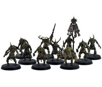 MAGGOTKIN OF NURGLE 10 Plaguebearers #4 WELL PAINTED Warhammer Sigmar