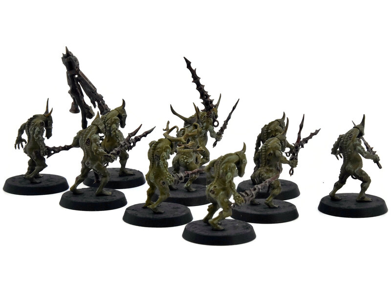 Games Workshop MAGGOTKIN OF NURGLE 10 Plaguebearers #4 WELL PAINTED Warhammer Sigmar