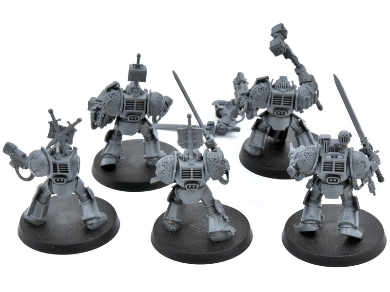 Games Workshop GREY KNIGHTS 5 Paladins #1 Missing 1 Hand Warhammer 40K