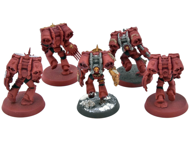 Games Workshop BLOOD ANGELS 5 Assault Marines #1 Warhammer 40K