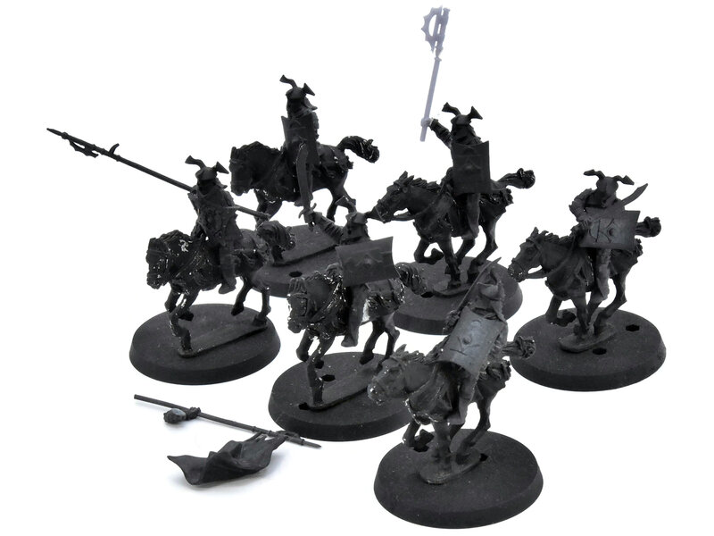 Games Workshop MIDDLE-EARTH 6 Easterling Kataphracts #1 METAL HORSES LOTR converted