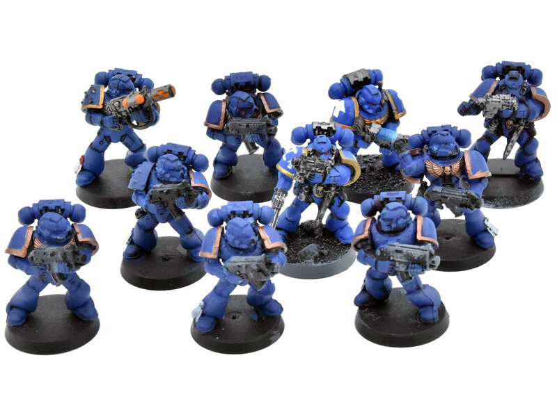 Games Workshop SPACE MARINES 10 Tactical Marines #13 Warhammer 40K