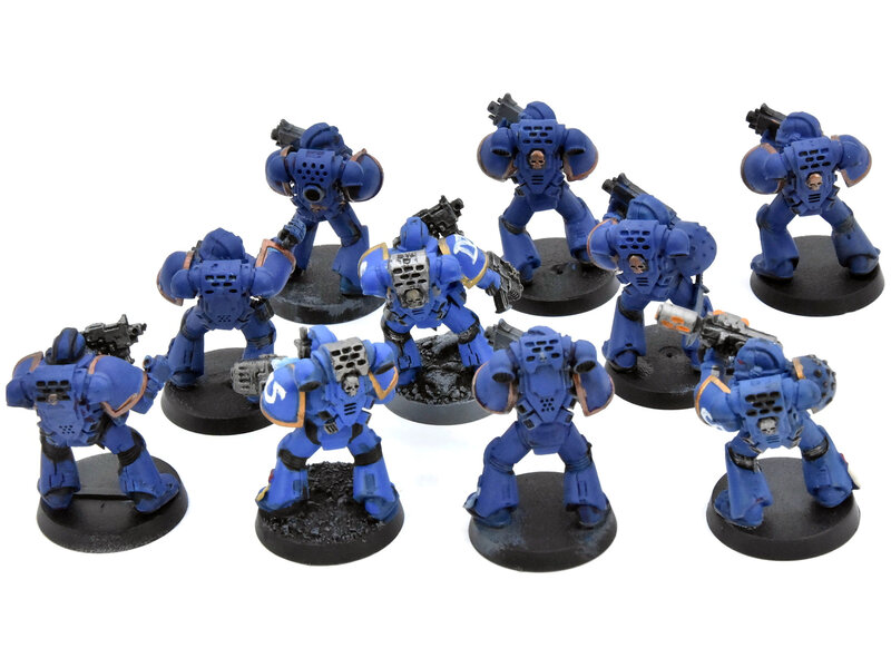 Games Workshop SPACE MARINES 10 Tactical Marines #13 Warhammer 40K